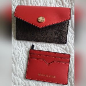 Michael Kors small wallet with extra card pocket